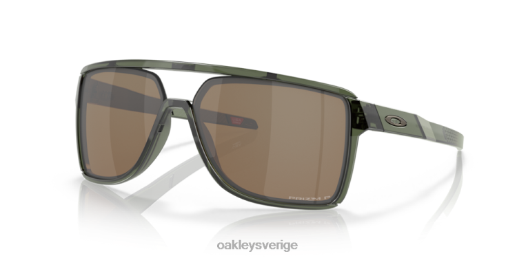 Oakley castel T8RX0209 prizm volfram polariserade linser, olivfärgad ram