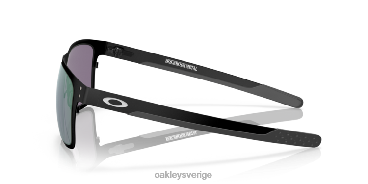 Oakley holbrook metall T8RX0351 jade iridium linser, matt svart båge