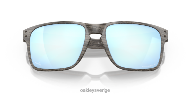 Oakley holbrook xl woodgrain samling T8RX09 prizm djupt vatten polariserade linser, woodgrain ram