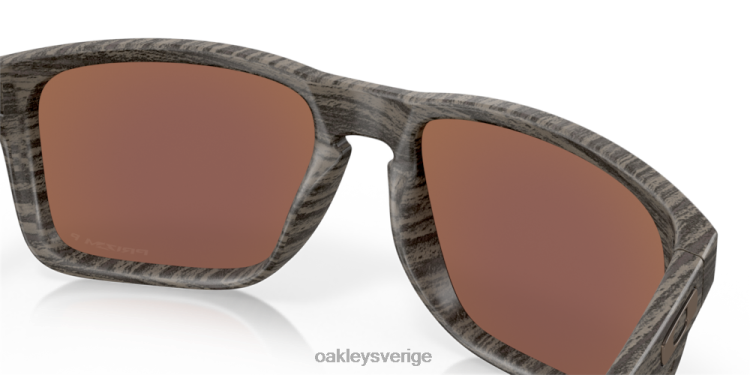 Oakley holbrook xl woodgrain samling T8RX09 prizm djupt vatten polariserade linser, woodgrain ram