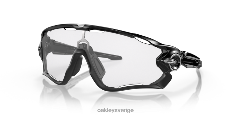 Oakley käkbrytare T8RX0400 klara till svarta iridium fotokroma linser, polerad svart ram