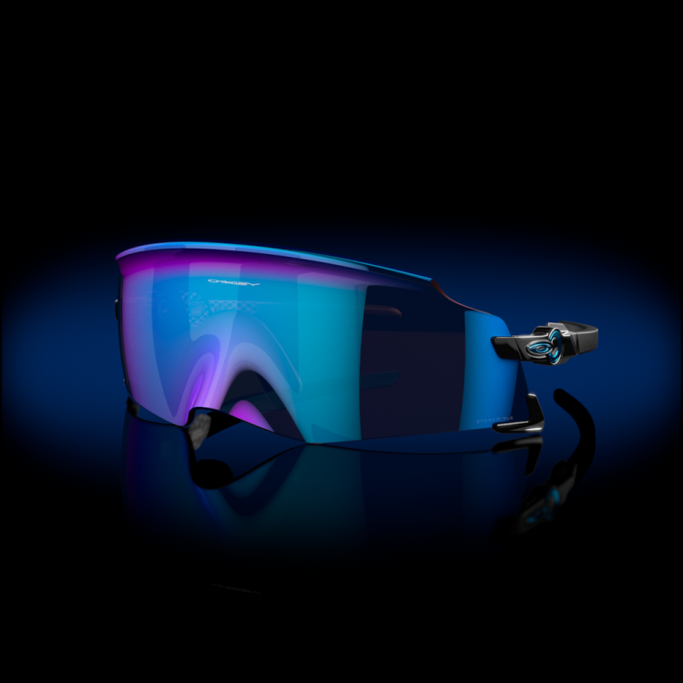 Oakley kato T8RX0981 prizm safir linser, polerad svart båge