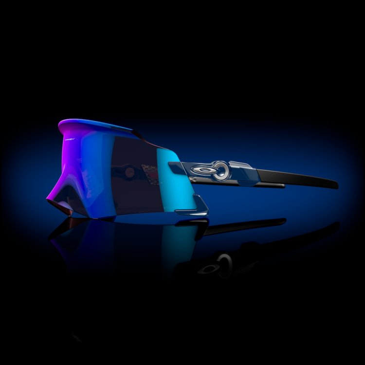 Oakley kato T8RX0986 prizm safir linser, polerad poseidon båge