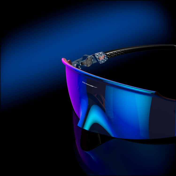 Oakley kato T8RX0986 prizm safir linser, polerad poseidon båge