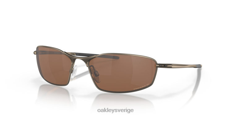 Oakley morrhår T8RX0369 prizm volfram polariserade linser, satin tenn ram