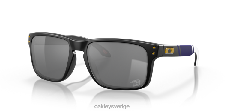 Oakley baltimore ravens holbrook T8RX0607 prizm svarta linser, mattsvart båge
