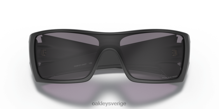 Oakley batwolf T8RX0490 grå polariserade linser, mattsvart båge