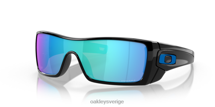 Oakley batwolf T8RX0492 prizm safir linser, polerad svart båge