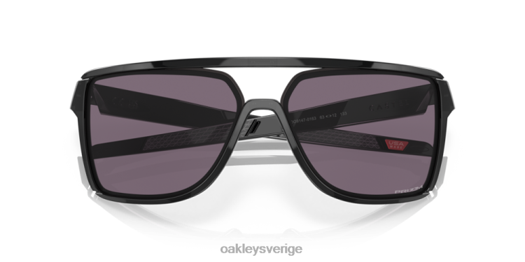 Oakley castel T8RX0206 prizm grå linser, svart bläckbåge