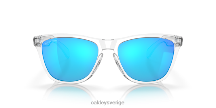 Oakley grodskinn T8RX0110 prizm safir linser, kristallklar båge