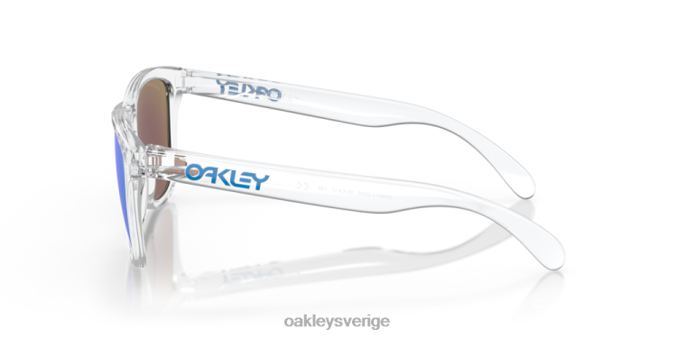 Oakley grodskinn T8RX0110 prizm safir linser, kristallklar båge