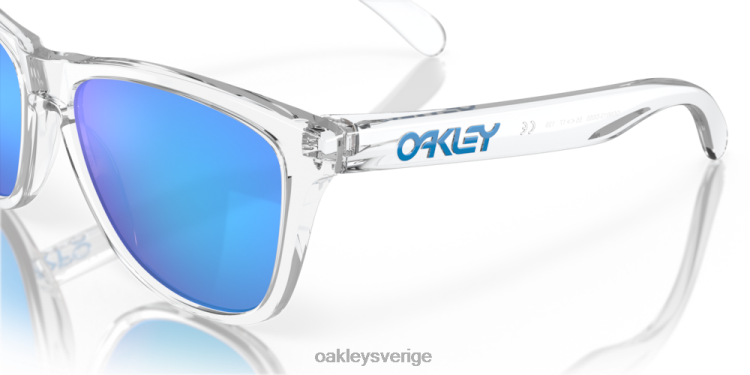 Oakley grodskinn T8RX0110 prizm safir linser, kristallklar båge