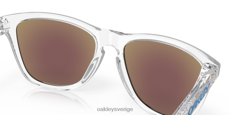 Oakley grodskinn T8RX0110 prizm safir linser, kristallklar båge