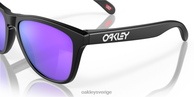 Oakley grodskinn T8RX0113 prizm violetta linser, mattsvart båge