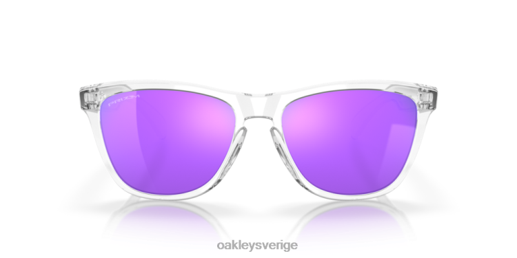 Oakley grodskinn T8RX0114 prizm violetta linser, polerad klar ram
