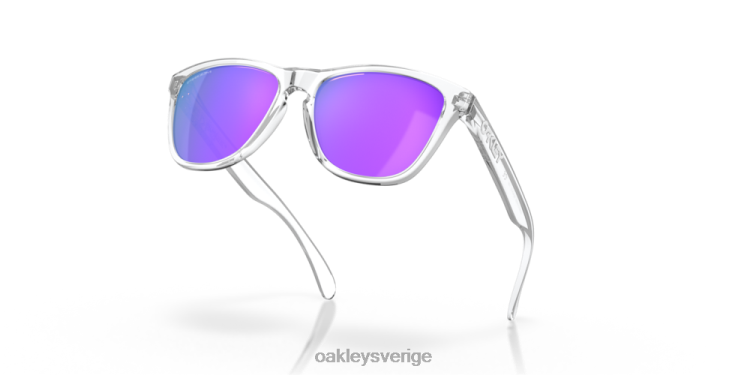 Oakley grodskinn T8RX0114 prizm violetta linser, polerad klar ram