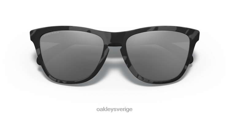 Oakley grodskinn (låg bridge passform) svart camo-kollektion T8RX0811 prizm svarta linser, svart camo-båge
