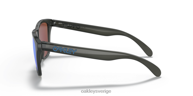 Oakley grodskinn (låg bropassning) T8RX0812 prizm safirlinser, grå rökbåge