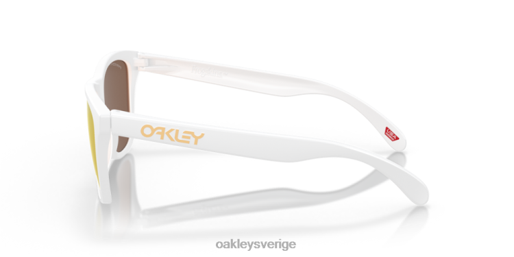 Oakley grodskinn (låg bropassning) T8RX0822 prizm 24k polariserade linser, matt vit ram