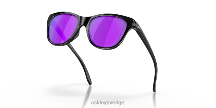 Oakley håll ut T8RX0914 violett iridium polariserade linser, polerad svart båge