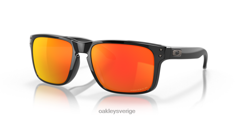 Oakley holbrook T8RX060 prizm ruby ​​polariserade linser, polerad svart båge