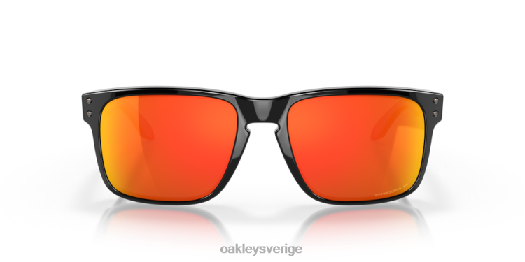 Oakley holbrook T8RX060 prizm ruby ​​polariserade linser, polerad svart båge
