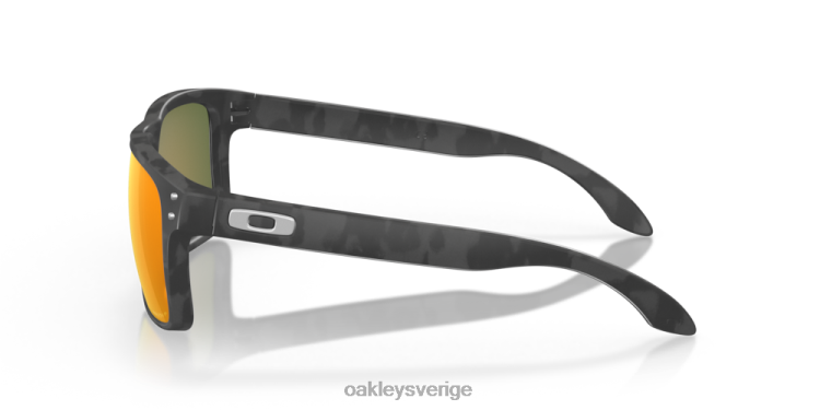 Oakley holbrook (låg bropassning) T8RX0796 prizm ruby ​​polariserade linser, matt svart camo-båge