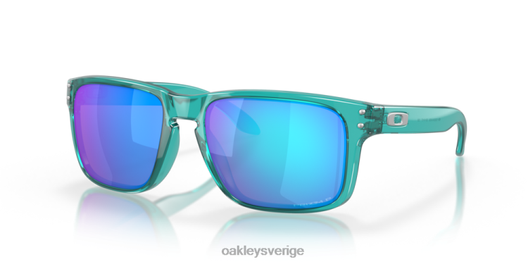 Oakley holbrook (låg bropassning) T8RX0800 prizm sapphire polariserade linser, trans artic surf ram