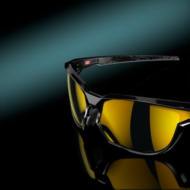 Oakley kaast T8RX0750 prizm 24k linser, svart bläckram