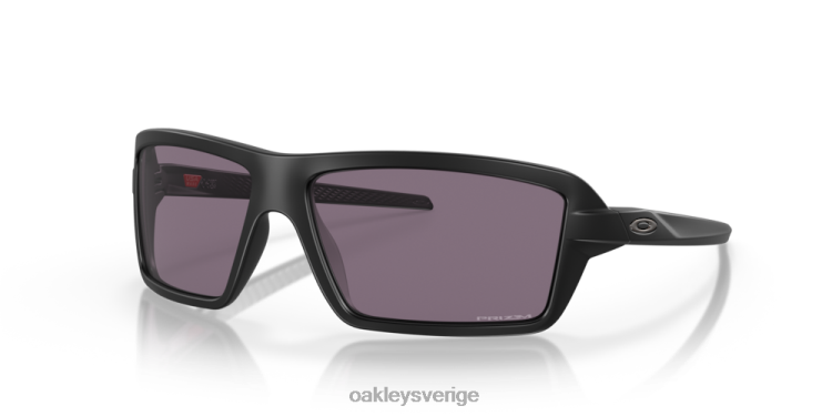 Oakley kablar T8RX0665 prizm grå linser, mattsvart båge