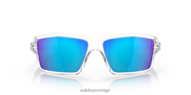 Oakley kablar T8RX0669 prizm safir polariserade linser, polerad klar ram
