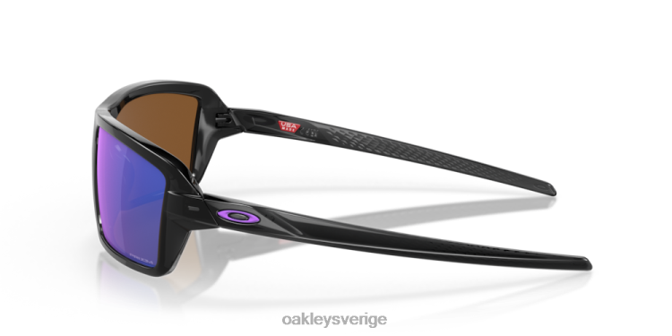 Oakley kablar T8RX0672 prizm violetta linser, svart bläckbåge