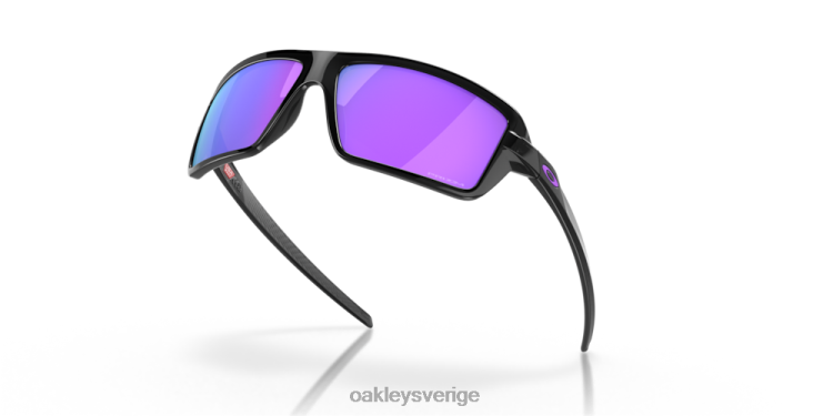 Oakley kablar T8RX0672 prizm violetta linser, svart bläckbåge