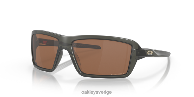 Oakley kablar T8RX0675 prizm tungsten linser, matt grå rök ram