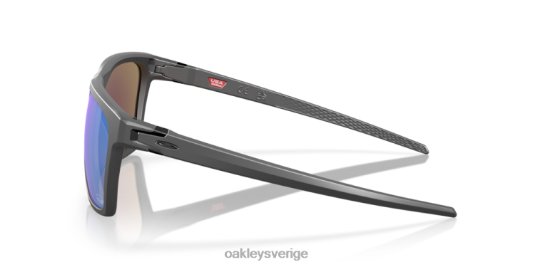 Oakley leffingwell maverick vinales samling T8RX0602 prizm sapphire linser, matt mörkgrå båge