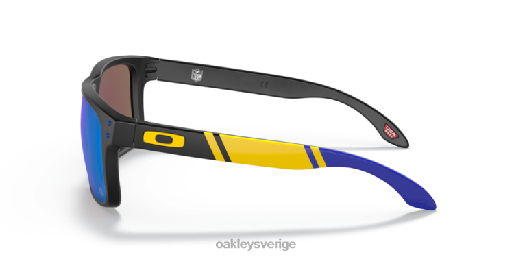 Oakley los angeles rams holbrook T8RX0634 prizm safir linser, matt svart båge