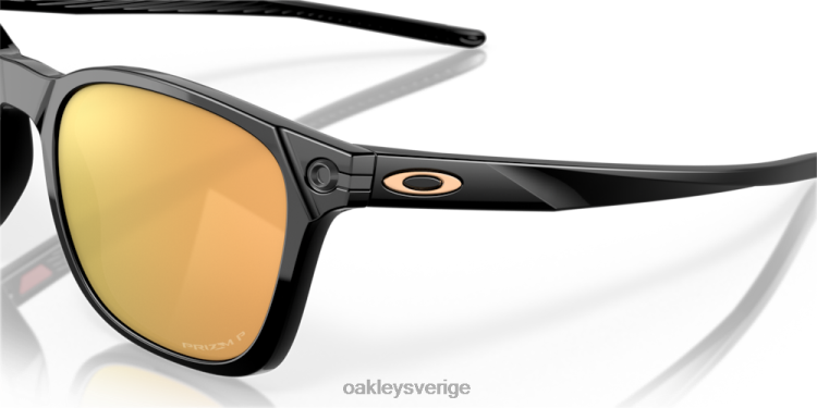 Oakley ojektor T8RX0577 prizm roséguld polariserade linser, polerad svart båge