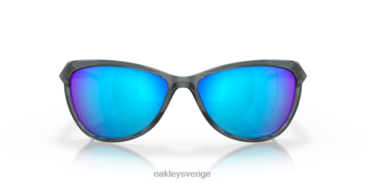 Oakley pasque T8RX0737 prizm safir polariserade linser, kristallsvart båge