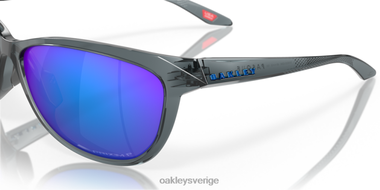 Oakley pasque T8RX0737 prizm safir polariserade linser, kristallsvart båge