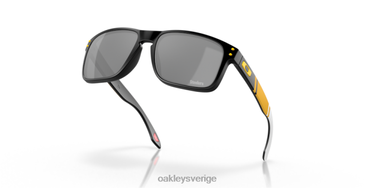 Oakley pittsburgh steelers holbrook T8RX0649 prizm svarta linser, mattsvart båge
