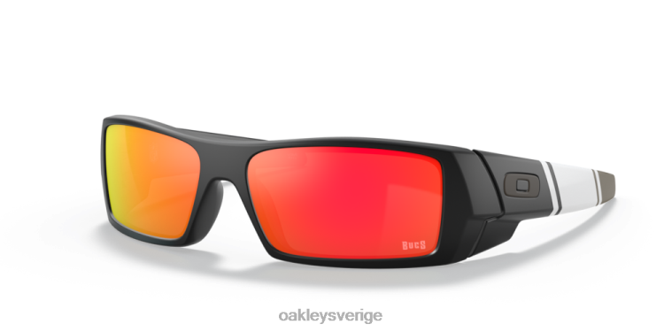 Oakley tampa bay buccaneers gascan T8RX0568 prizm ruby ​​linser, matt svart båge