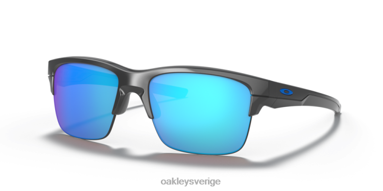 Oakley tunnlänk T8RX0892 safir iridium linser, mörkgrå båge