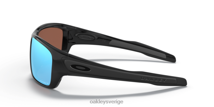 Oakley turbin T8RX0427 prizm djupvattenpolariserade linser, polerad svart båge