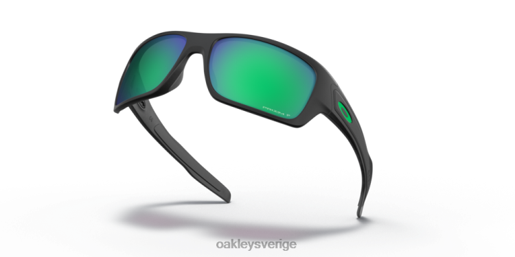 Oakley turbin T8RX0430 prizm jade polariserade linser, matt svart båge