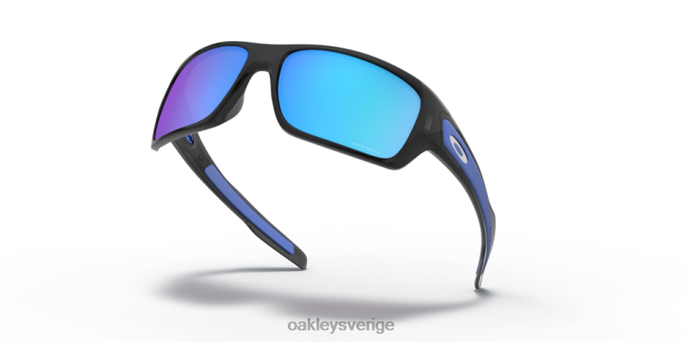 Oakley turbin T8RX0431 prizm sapphire linser, svart bläckbåge