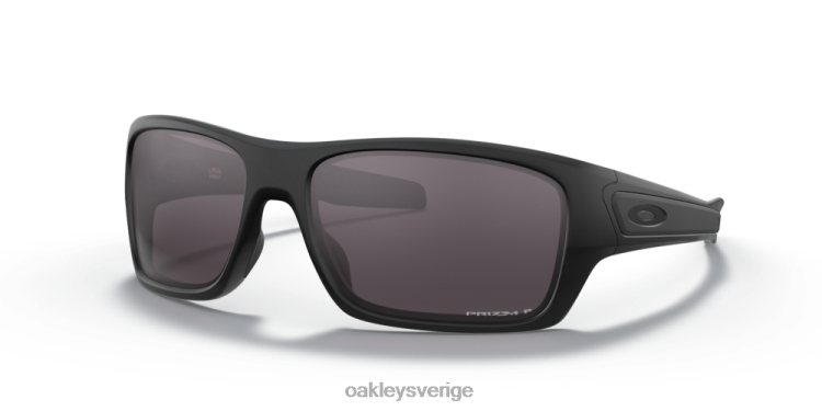 Oakley turbin T8RX0433 prizm grå polariserade linser, mattsvart båge