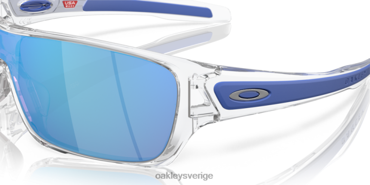 Oakley turbinrotor T8RX0156 safir iridium linser, polerad klar ram