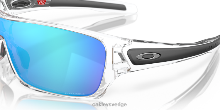 Oakley turbinrotor T8RX0160 prizm safir linser, polerad klar ram