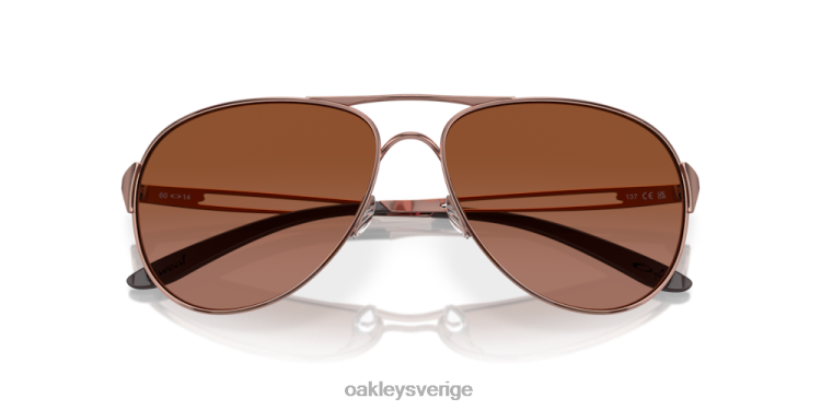 Oakley varning T8RX0506 vr50 bruna gradientlinser, båge i roséguld