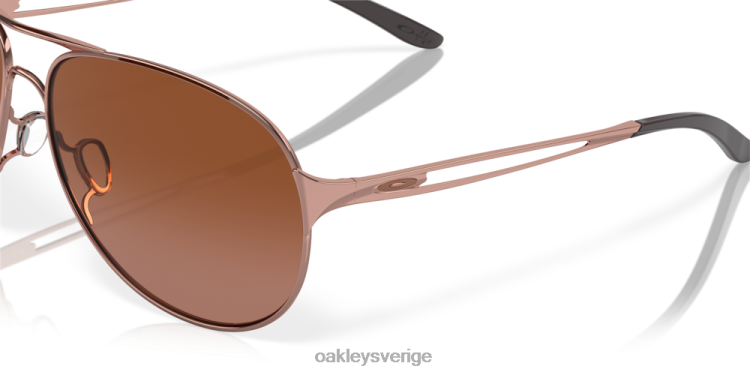 Oakley varning T8RX0506 vr50 bruna gradientlinser, båge i roséguld